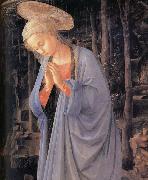 Fra Filippo Lippi Details of The Adoration of the Infant Jesus oil on canvas